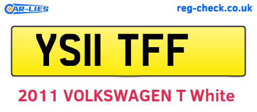 YS11TFF are the vehicle registration plates.
