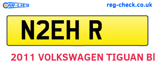 N2EHR are the vehicle registration plates.