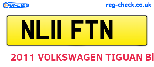 NL11FTN are the vehicle registration plates.