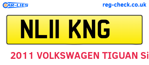 NL11KNG are the vehicle registration plates.