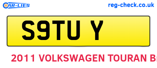 S9TUY are the vehicle registration plates.