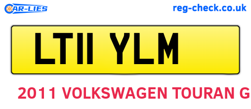 LT11YLM are the vehicle registration plates.