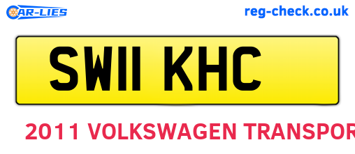 SW11KHC are the vehicle registration plates.