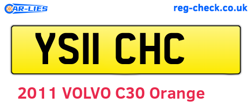 YS11CHC are the vehicle registration plates.