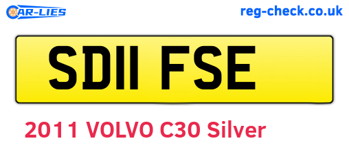 SD11FSE are the vehicle registration plates.