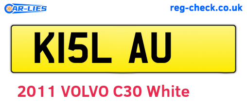 K15LAU are the vehicle registration plates.