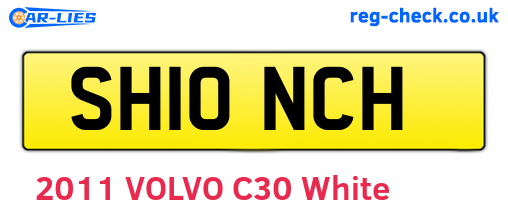 SH10NCH are the vehicle registration plates.