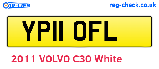 YP11OFL are the vehicle registration plates.