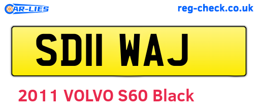 SD11WAJ are the vehicle registration plates.