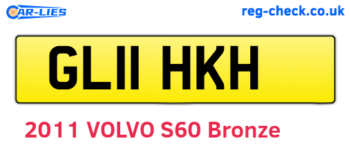 GL11HKH are the vehicle registration plates.
