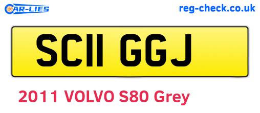 SC11GGJ are the vehicle registration plates.
