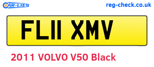 FL11XMV are the vehicle registration plates.