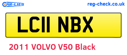 LC11NBX are the vehicle registration plates.