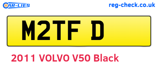 M2TFD are the vehicle registration plates.