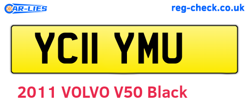 YC11YMU are the vehicle registration plates.