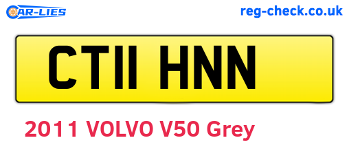 CT11HNN are the vehicle registration plates.