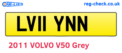 LV11YNN are the vehicle registration plates.
