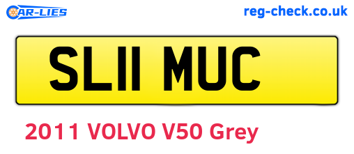 SL11MUC are the vehicle registration plates.