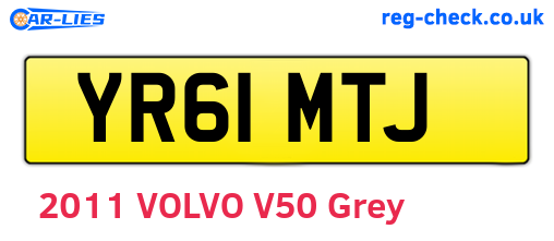 YR61MTJ are the vehicle registration plates.