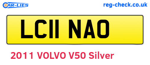 LC11NAO are the vehicle registration plates.