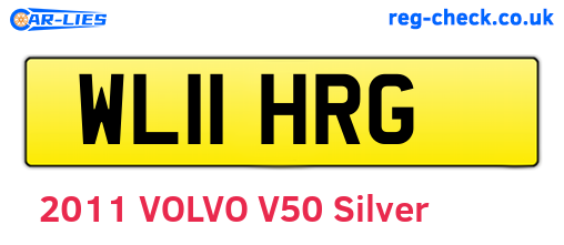 WL11HRG are the vehicle registration plates.