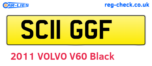 SC11GGF are the vehicle registration plates.