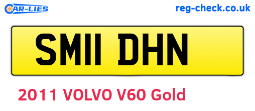 SM11DHN are the vehicle registration plates.