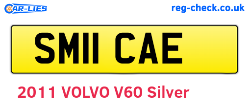 SM11CAE are the vehicle registration plates.