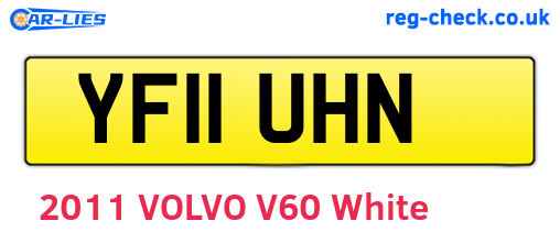 YF11UHN are the vehicle registration plates.