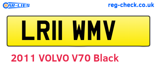 LR11WMV are the vehicle registration plates.