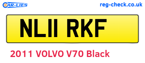 NL11RKF are the vehicle registration plates.