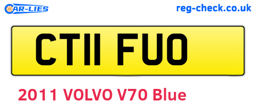 CT11FUO are the vehicle registration plates.