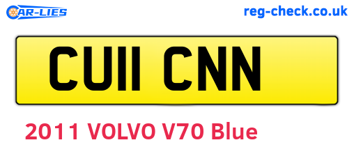 CU11CNN are the vehicle registration plates.