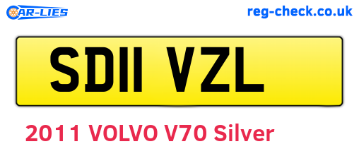 SD11VZL are the vehicle registration plates.