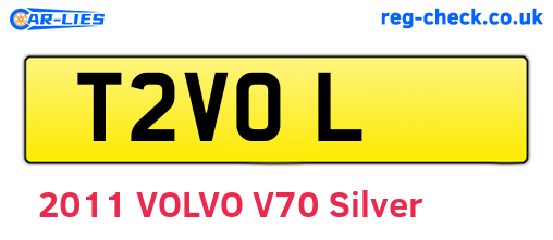 T2VOL are the vehicle registration plates.