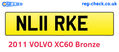 NL11RKE are the vehicle registration plates.