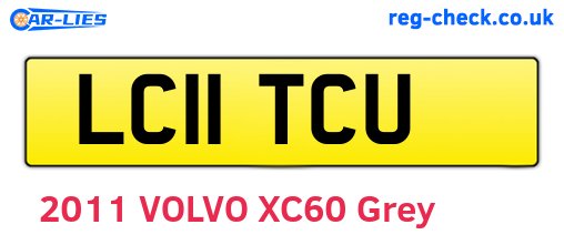 LC11TCU are the vehicle registration plates.