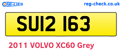 SUI2163 are the vehicle registration plates.