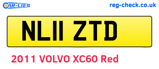 NL11ZTD are the vehicle registration plates.