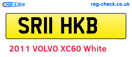 SR11HKB are the vehicle registration plates.