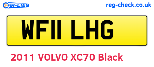 WF11LHG are the vehicle registration plates.