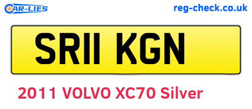 SR11KGN are the vehicle registration plates.