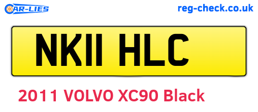NK11HLC are the vehicle registration plates.