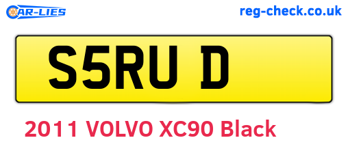 S5RUD are the vehicle registration plates.