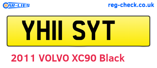 YH11SYT are the vehicle registration plates.