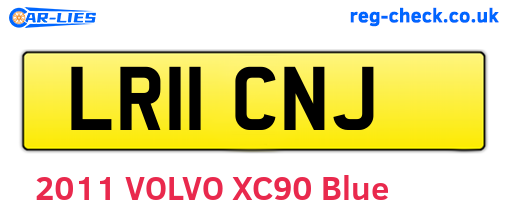 LR11CNJ are the vehicle registration plates.