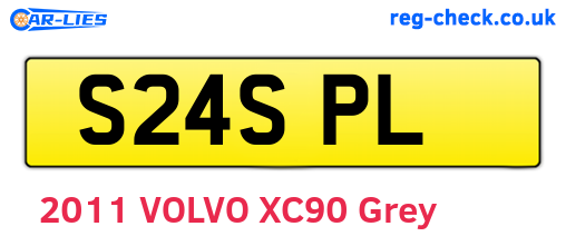 S24SPL are the vehicle registration plates.
