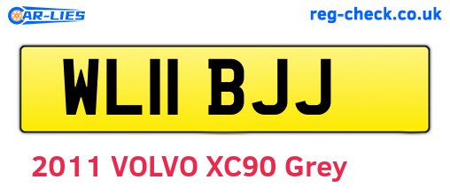 WL11BJJ are the vehicle registration plates.