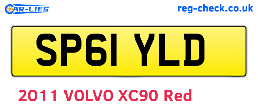 SP61YLD are the vehicle registration plates.