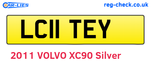 LC11TEY are the vehicle registration plates.